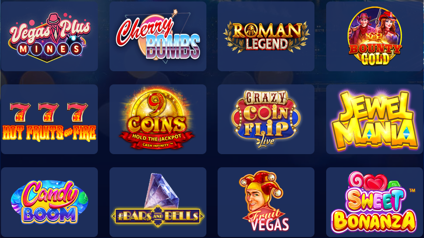 Juegos de casino Vegasplus